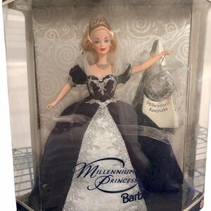 Mattel Barbie Navy & White Millennium Princess Doll new in box